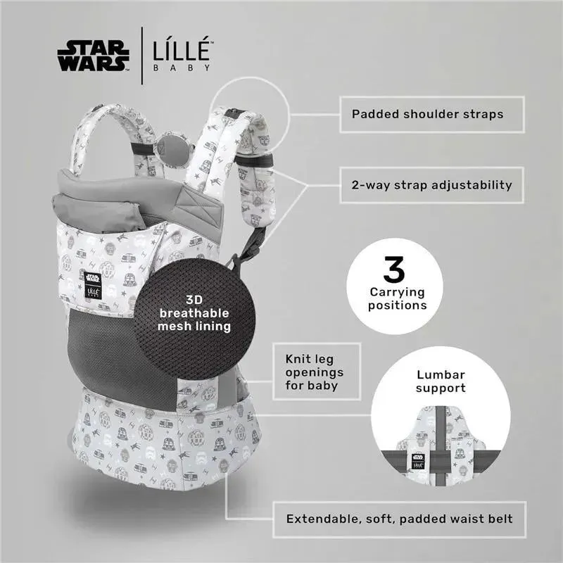 Líllé Baby - 3-in-1 Ergonomic CarryOn for Children 25-60 lbs, Disney's Star Wars, Galaxy Far Far Away - Image 4