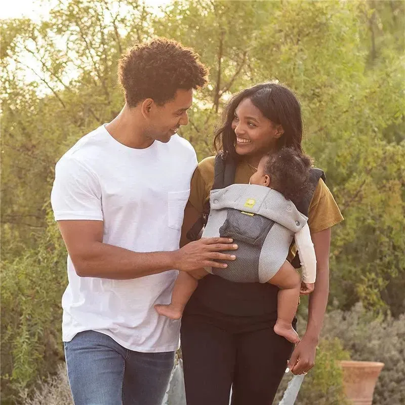 Lille Baby - Baby Carrier Complete Airflow 3D Mesh, Grey/Silver - Image 7