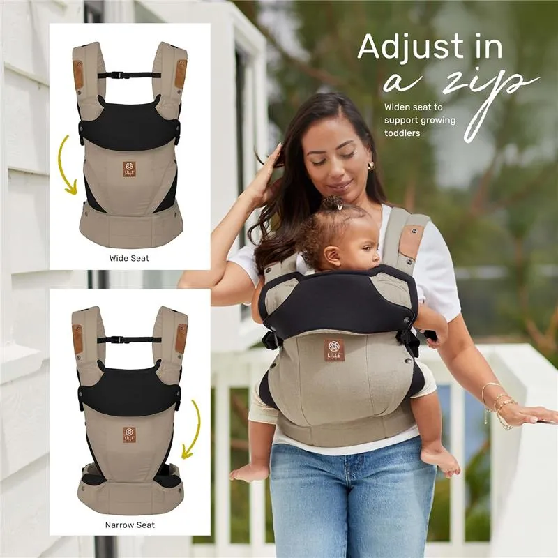 Líllébaby - Elevate 6-In-1 Linen Blend Baby Carrier, Warm Sand - Image 5