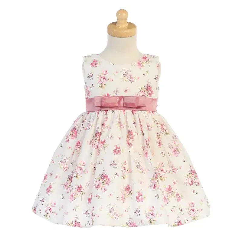 Lito - Baby Cotton Floral Print Girl Dress