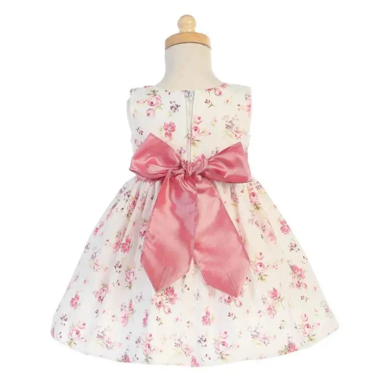 Lito - Baby Cotton Floral Print Girl Dress - Image 2