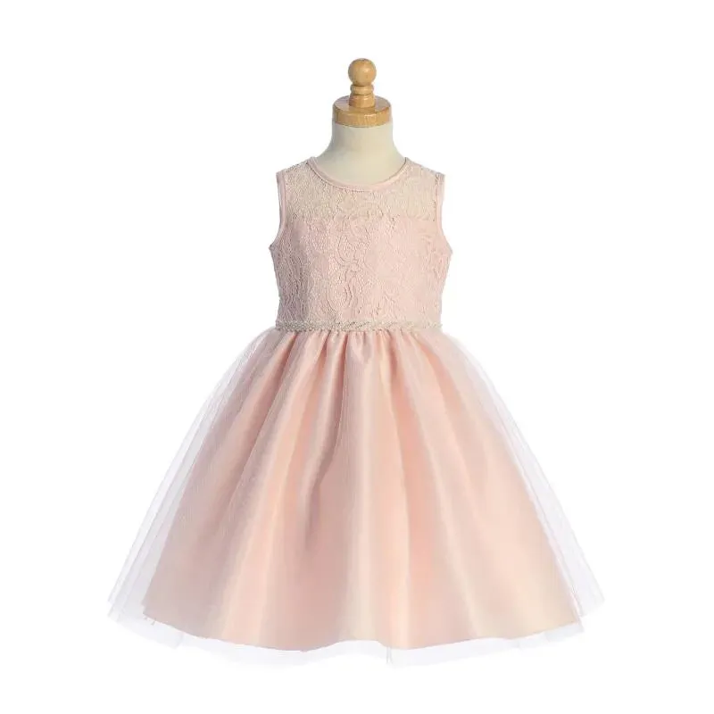 Lito - Baby Girl Lace & Tule Blush