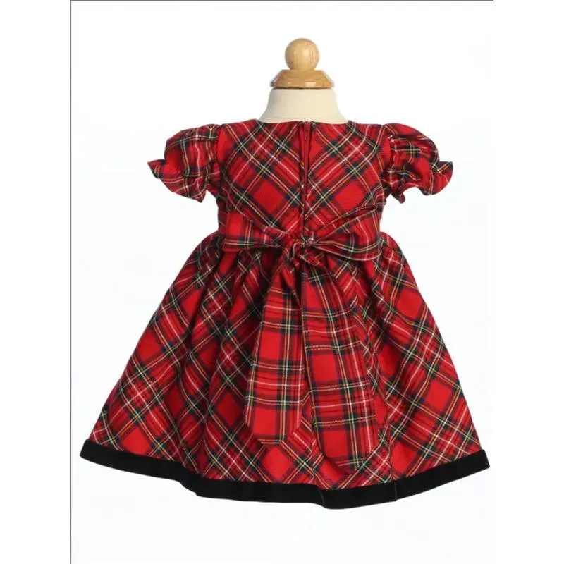Lito - Plaid Christmas Dress Red, Green & Black - Image 2