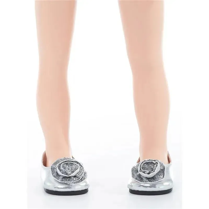 Little Adventures Doll Shoes and Tiara, Silver - Image 2