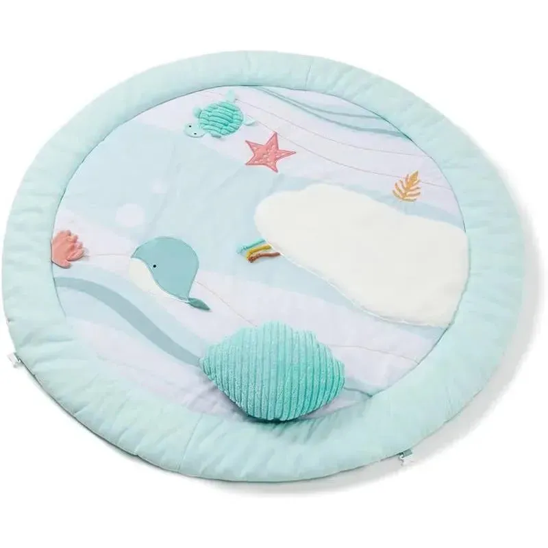 Little Big Friends - Large Round Playmat with Arch, Multisensory Activity Toy, Ocean - Image 5
