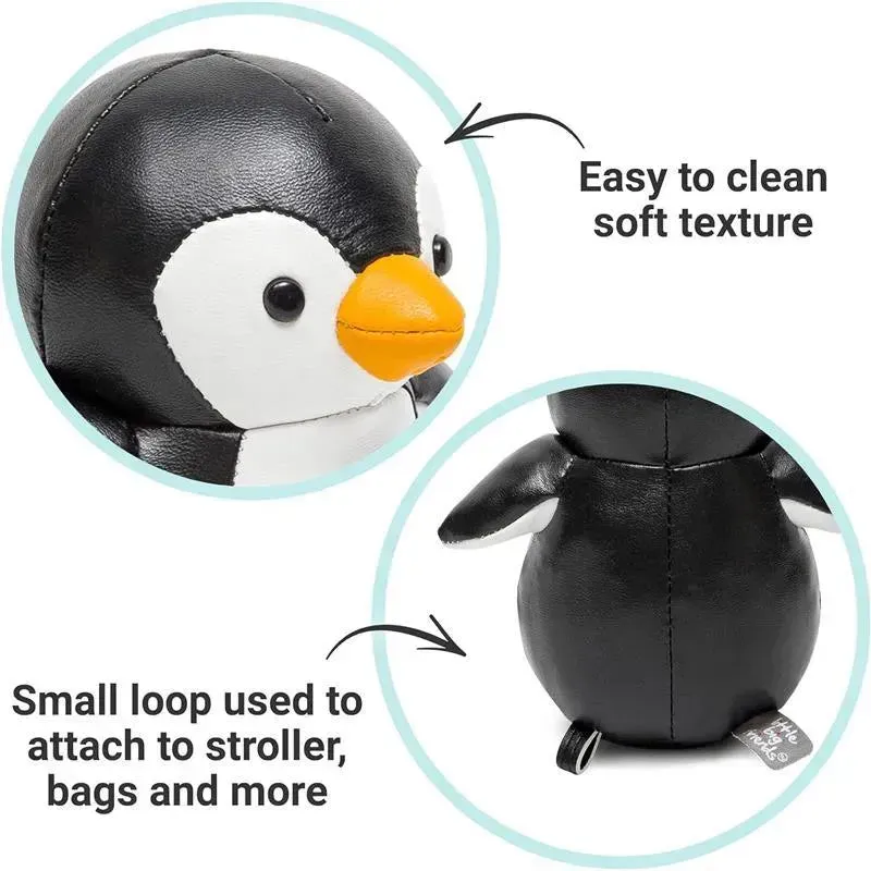 Little Big Friends - Tiny Friends, Rattle Toy, Special Stuffed Animal, Martin The Penguin - Image 4