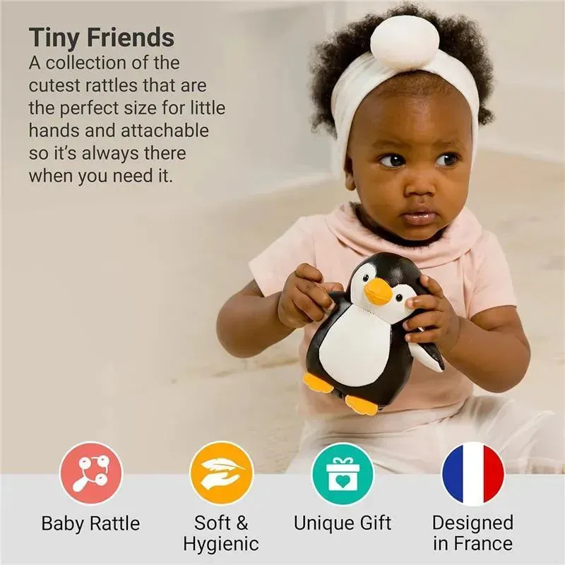 Little Big Friends - Tiny Friends, Rattle Toy, Special Stuffed Animal, Martin The Penguin - Image 5