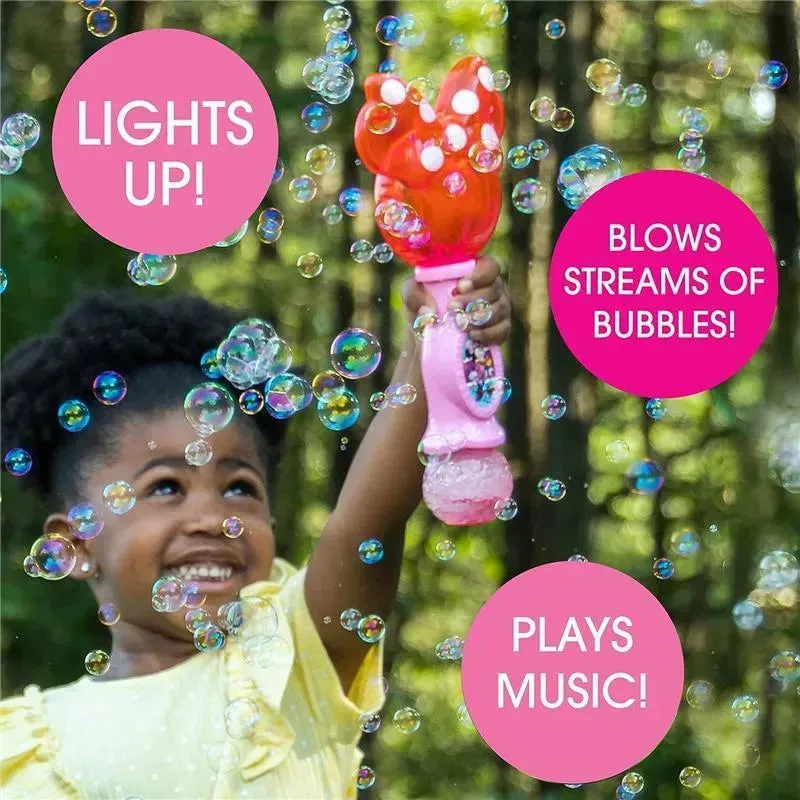 Little Kids - Disney Minnie Mouse Light & Sound Musical Bubble Wand - Image 3