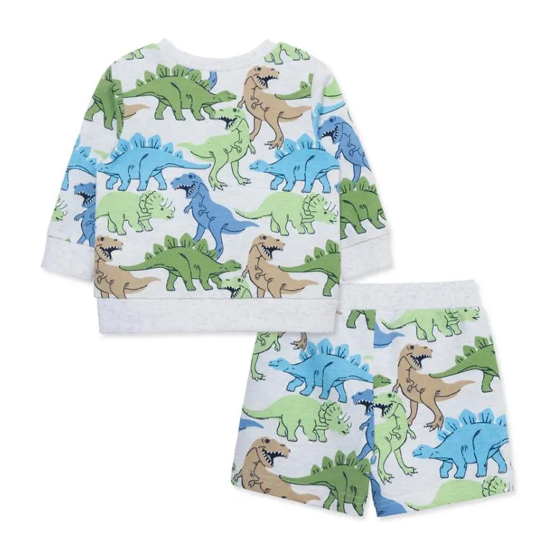 Little Me - 2Pk Baby Boy Dino Active Set - Image 2