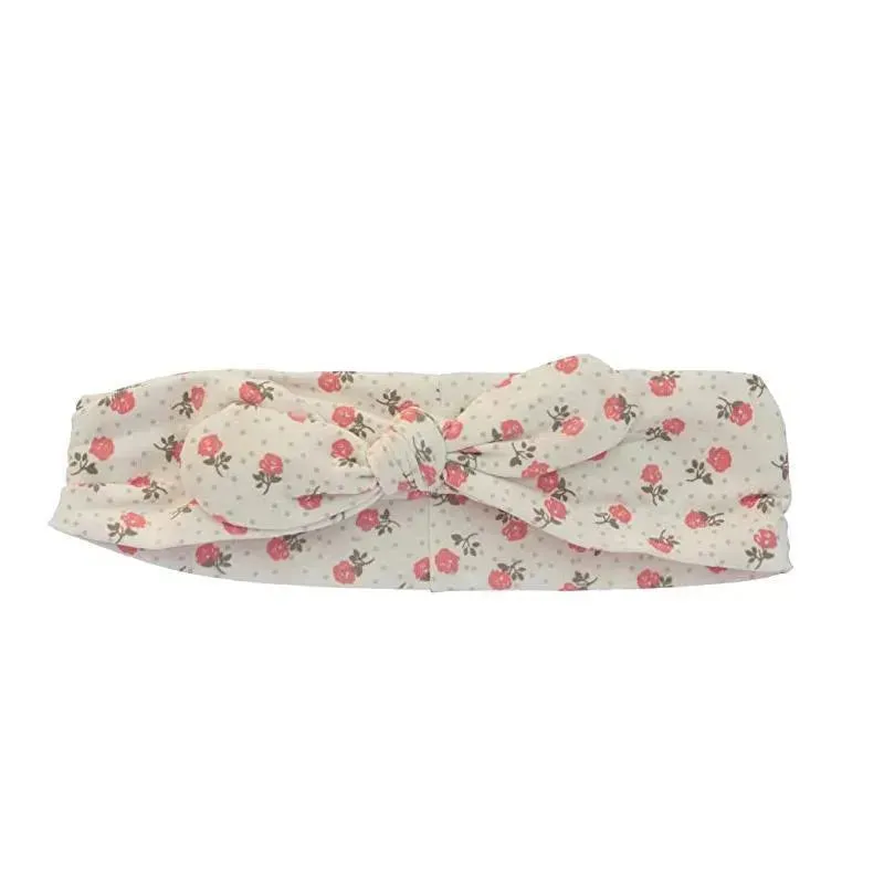 Little Me 3Pk Baby Girl Head Wraps Heart,Roses,Stars - Image 3