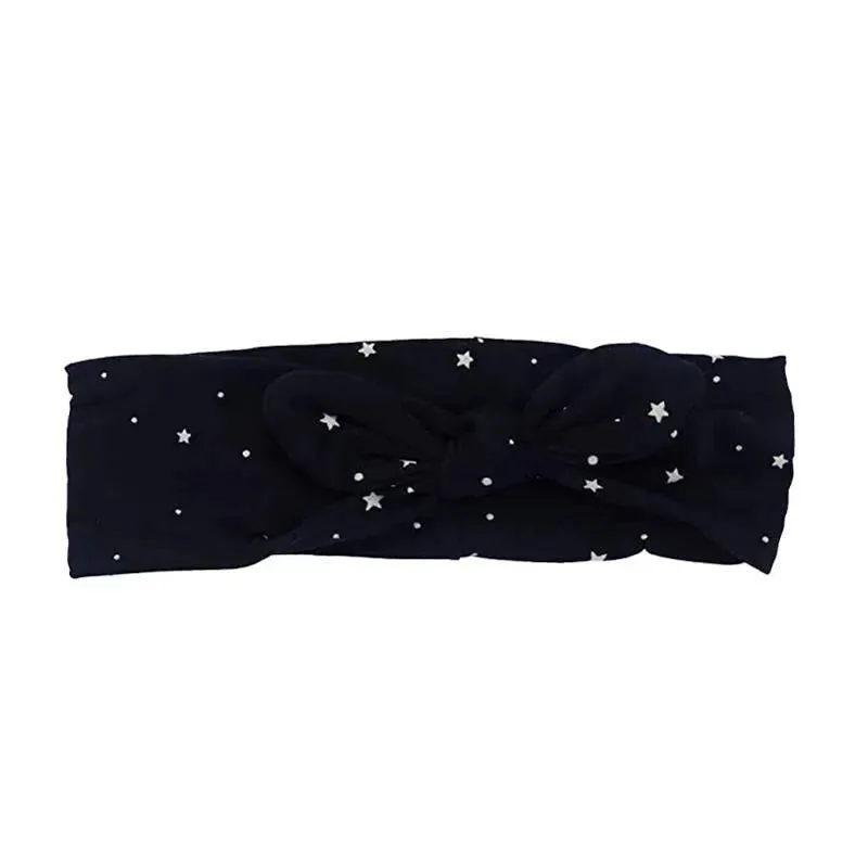 Little Me 3Pk Baby Girl Head Wraps Heart,Roses,Stars - Image 4