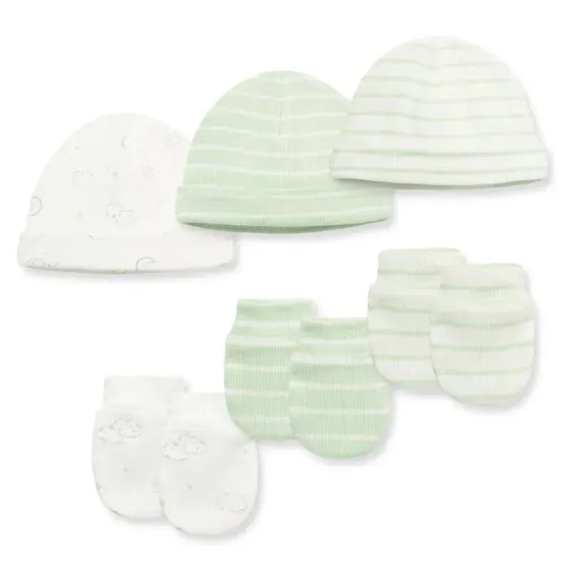 Little Me - 3Pk Baby Joy Hat & Mitt Set