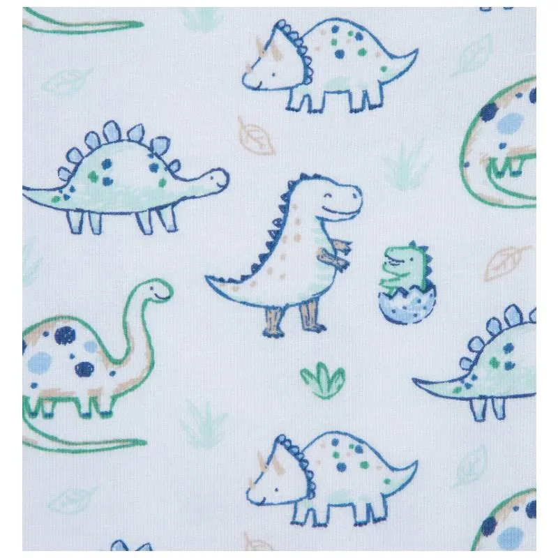 Little Me - 3Pk Dino Baby Bodysuit & Pant Set, Green - Image 3