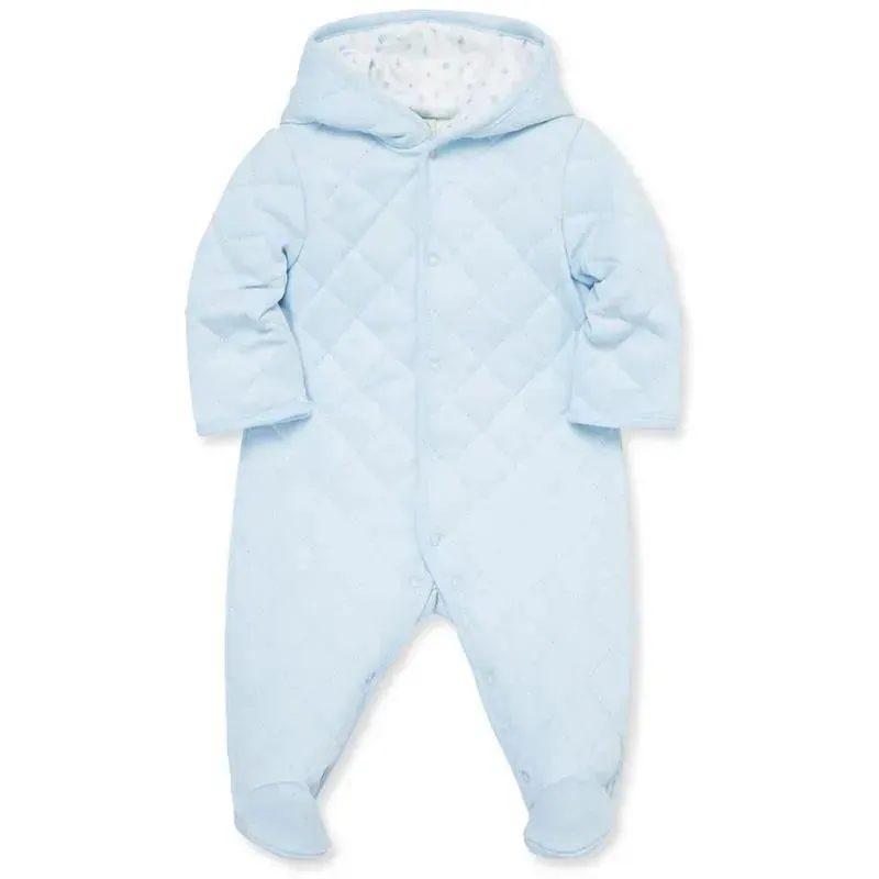 Little Me - Baby Boy Blue Wonder Quilted Pram