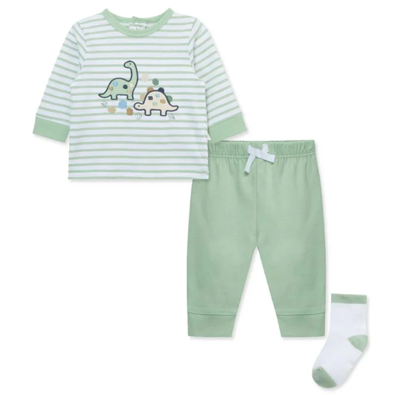 Little Me - Baby Boy Dino Jogger Set