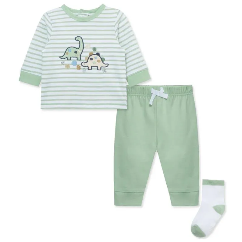 Little Me - Baby Boy Dino Jogger Set