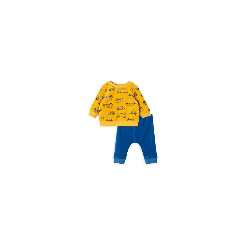 Little Me - Baby Boy Trucks Set, Blue