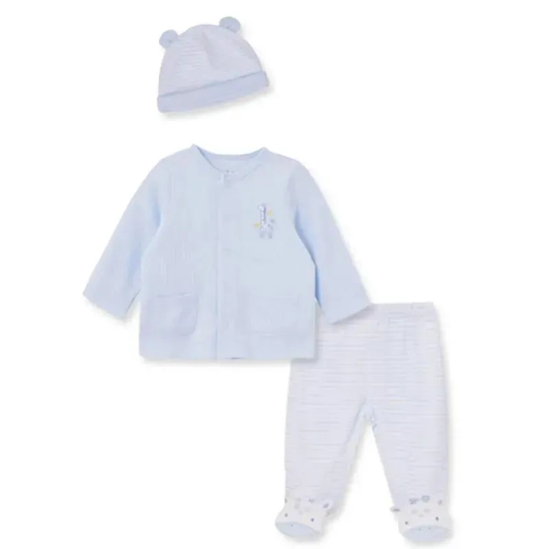 Little Me - Baby Boys Giraffe Cardigan Set