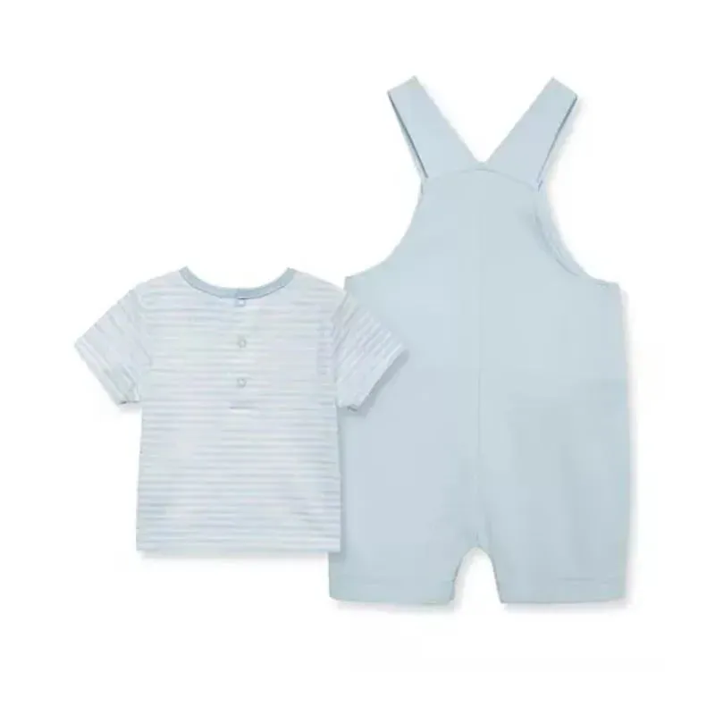 Little Me - Baby Boys Safari Shortall Set - Image 2