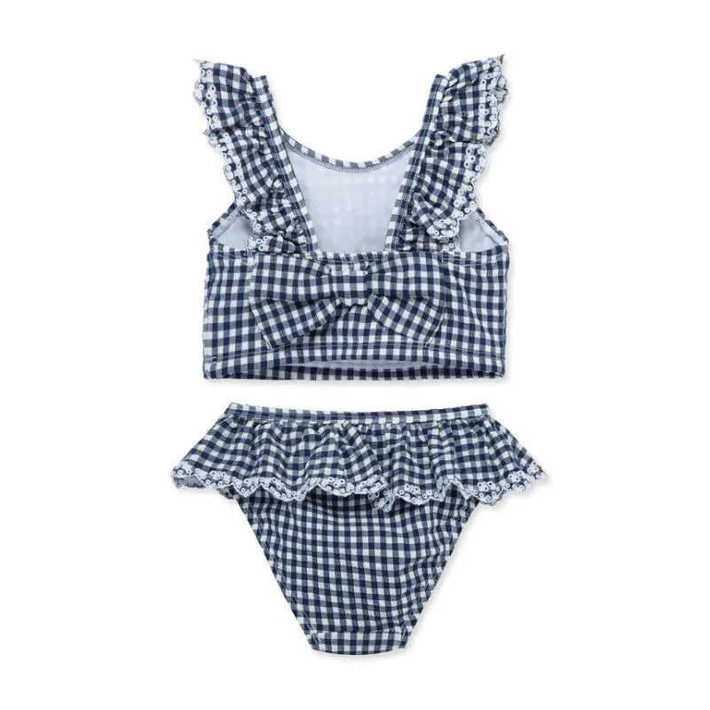Little Me - Baby Girl Gingham 2-Piece Swimsuit - Image 2