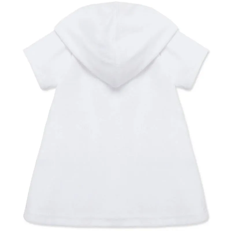 Little Me - Baby Girl Multicolor Swim Coverup, White - Image 2