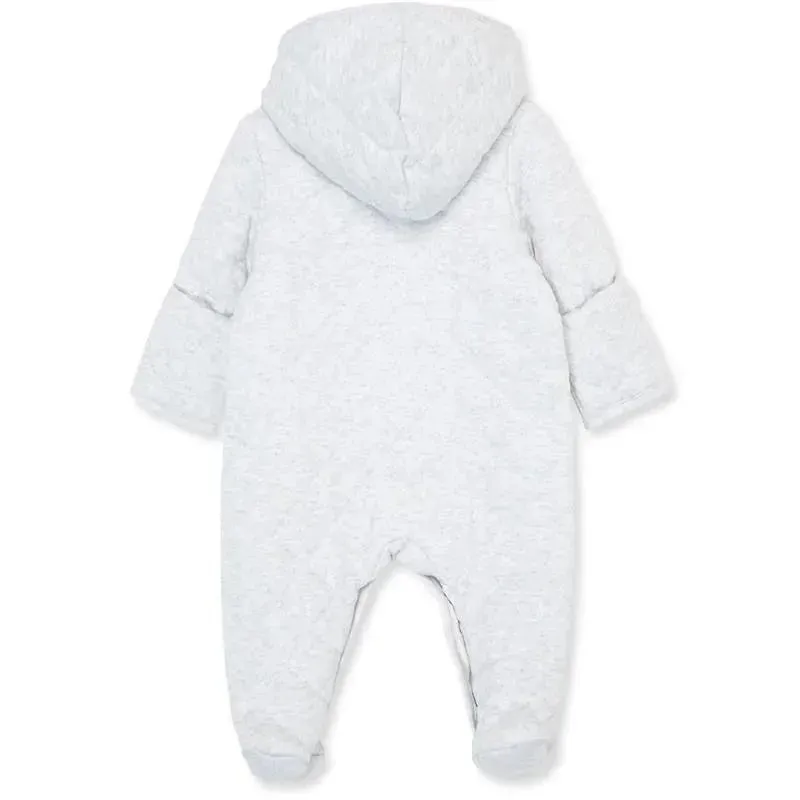 Little Me - Baby Unisex Joy Quilted Pram Ivory Pram - Image 2