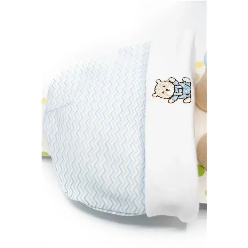 Little Me Bear Baby Socks Booties & Baby Hat Set - Image 4