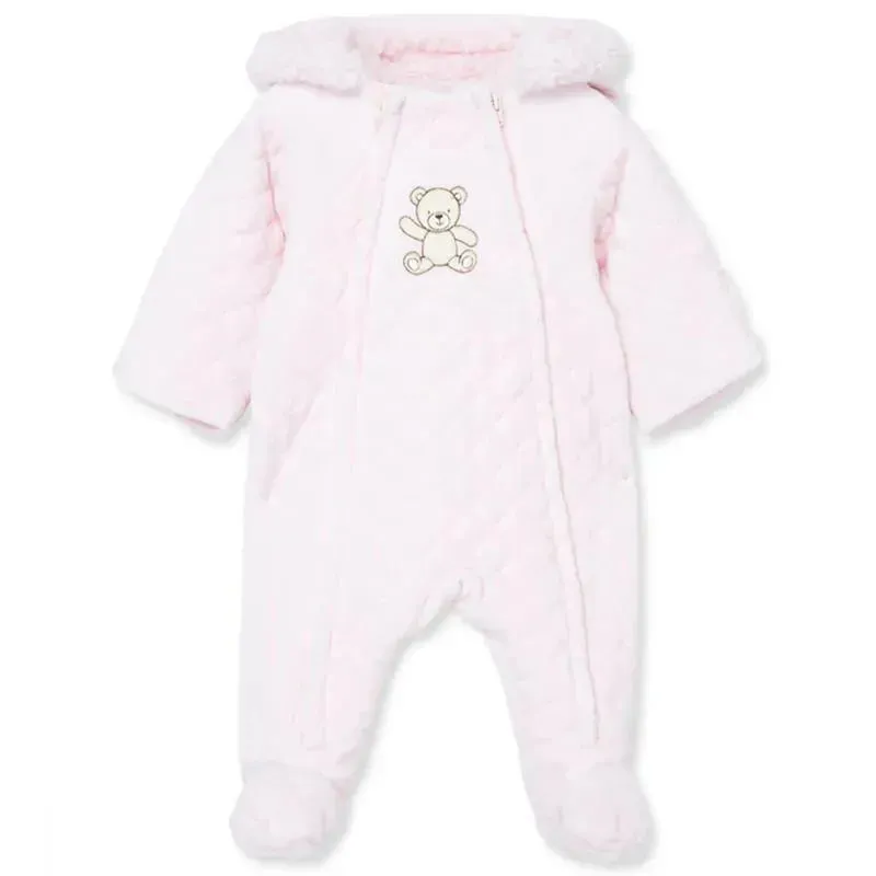Little Me - Pink Bear Pram Pink - Image 2