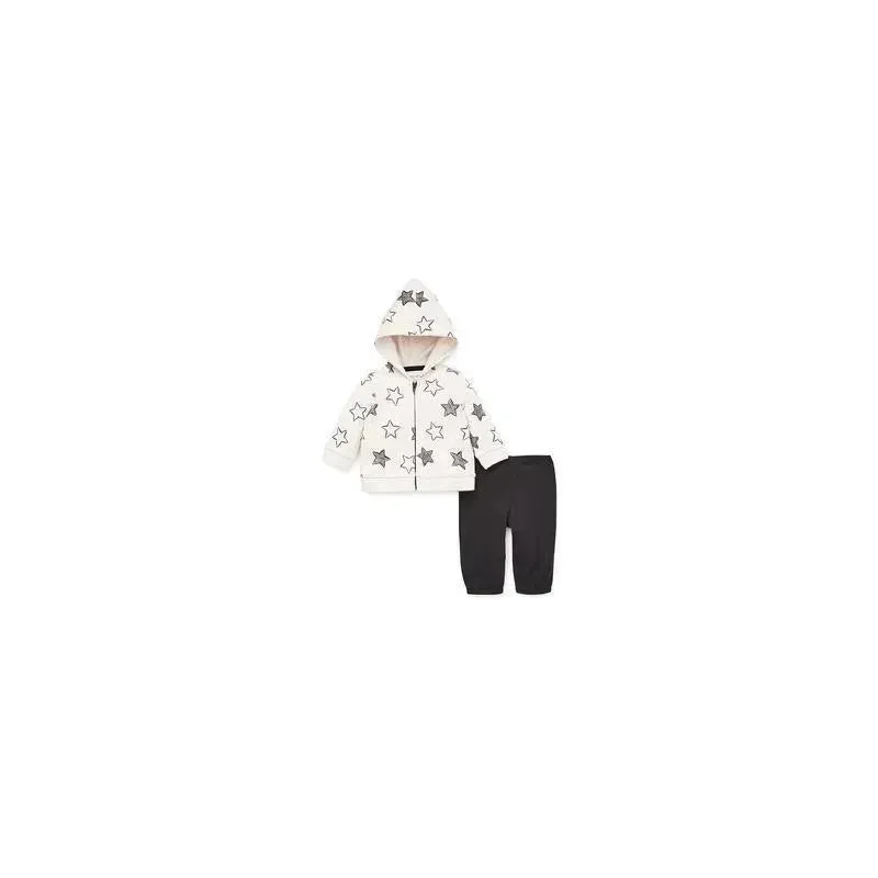 Little Me - Star Hood Cardigan Set - Image 3