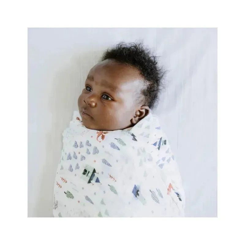 Little Unicorn - Blankets Deluxe Muslin Swaddle Single, Dragon Days - Image 2