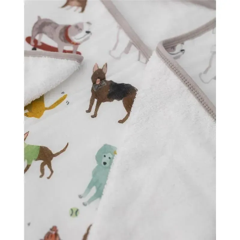 Little Unicorn - Cotton Hooded Towel & Wash Cloth, Woof - Image 3