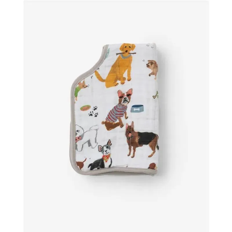 Little Unicorn Cotton Muslin Burp Cloth - Woof - Image 3