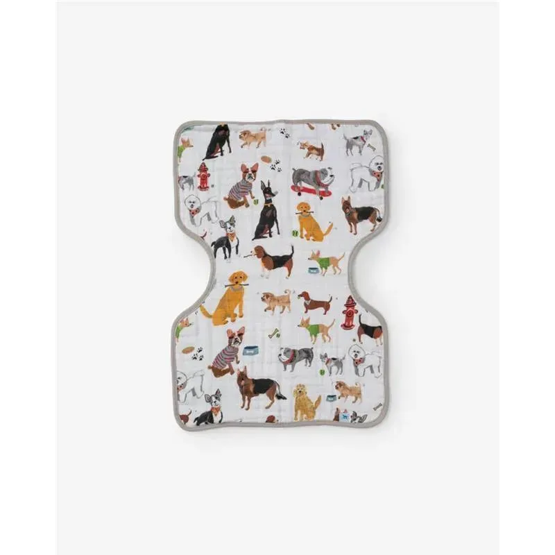 Little Unicorn Cotton Muslin Burp Cloth - Woof - Image 5