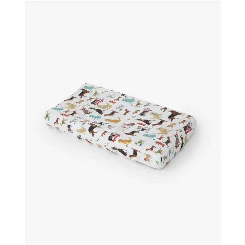 Little Unicorn Cotton Muslin Changing Pad Cover - Woof