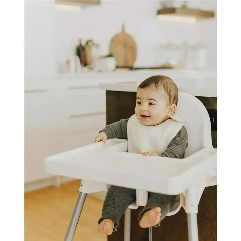 Little Unicorn Cotton Muslin Classic Bib 3 Pack- Fern - Image 14