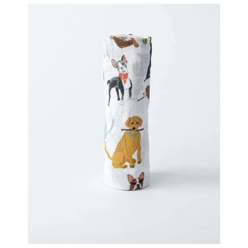 Little Unicorn Cotton Muslin Crib Sheet Woof - Image 4