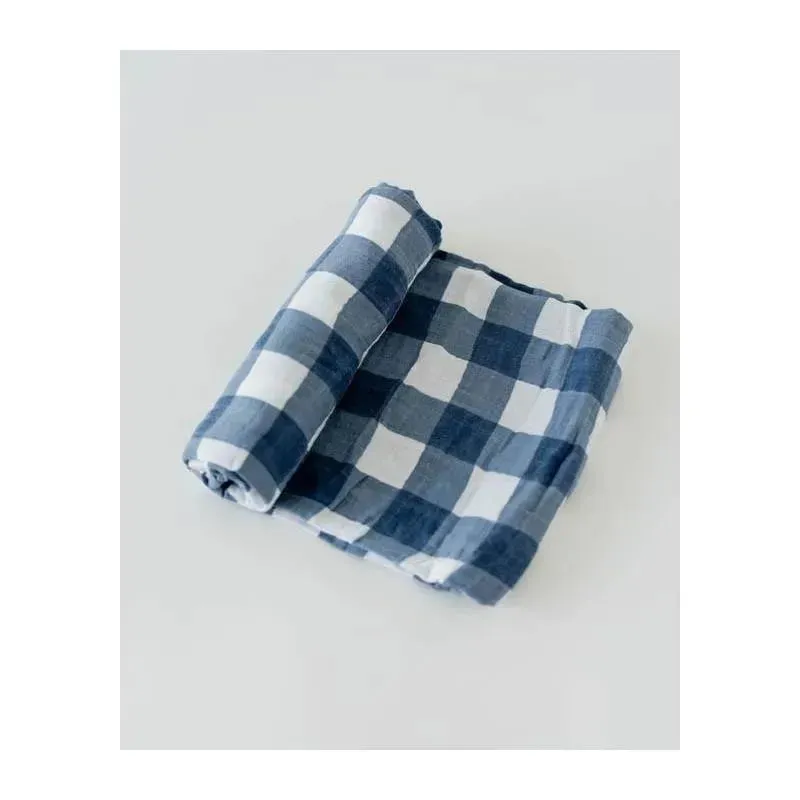 Little Unicorn Cotton Muslin Swaddle Blanket Single - Jack Plaid