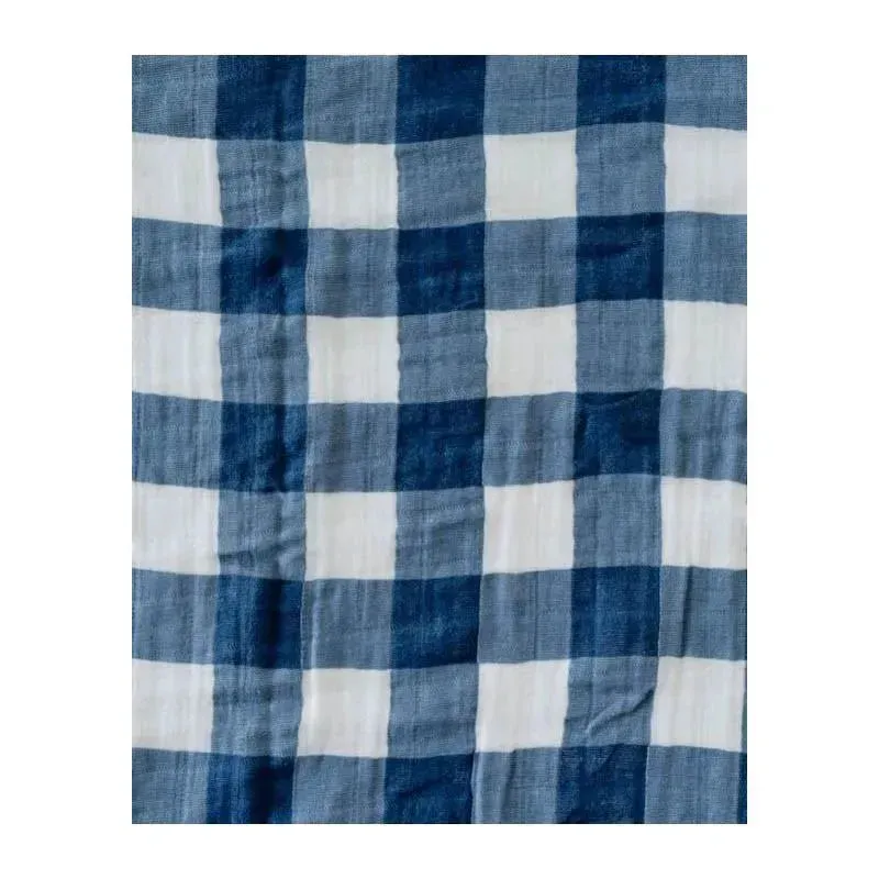 Little Unicorn Cotton Muslin Swaddle Blanket Single - Jack Plaid - Image 4