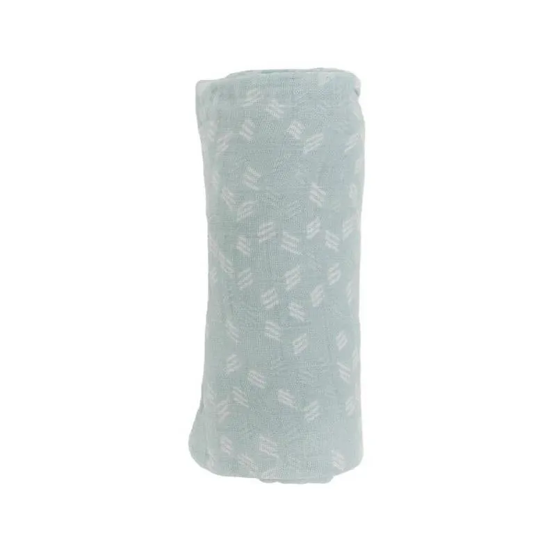 Little Unicorn - Cotton Muslin Swaddle Single, Misty Field - Image 2