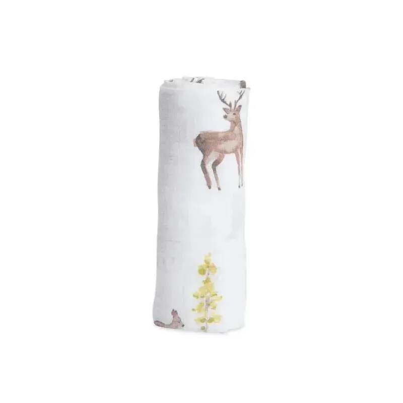 Little Unicorn - Cotton Muslin Swaddle Single, Oh Deer - Image 2