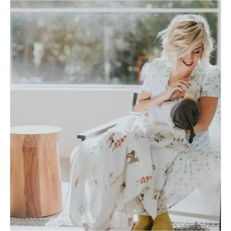 Little Unicorn - Cotton Muslin Swaddle Single, Oh Deer - Image 3