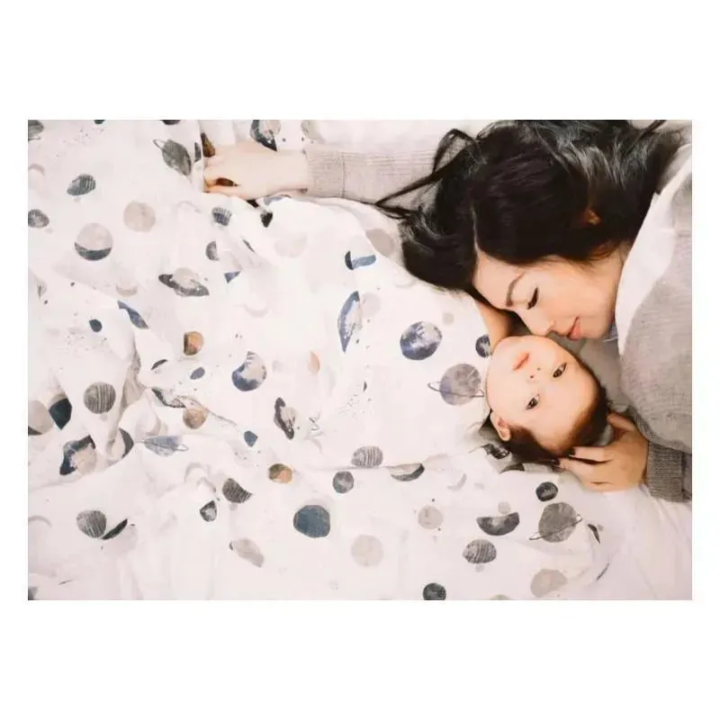 Little Unicorn - Cotton Muslin Swaddle Single, Planetary - Image 3