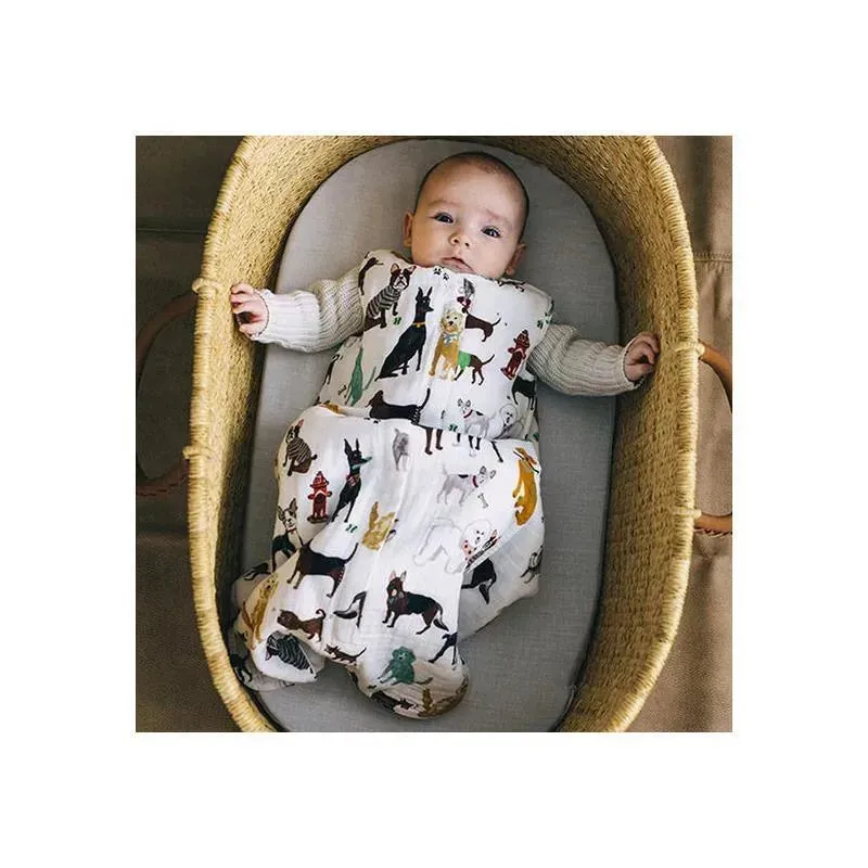 Little Unicorn Muslin Quilted Sleep Bag Woof Small - Image 10