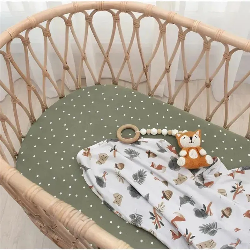Living Textiles - 2Pk Forest Retreat Jersey Swaddle - Image 2
