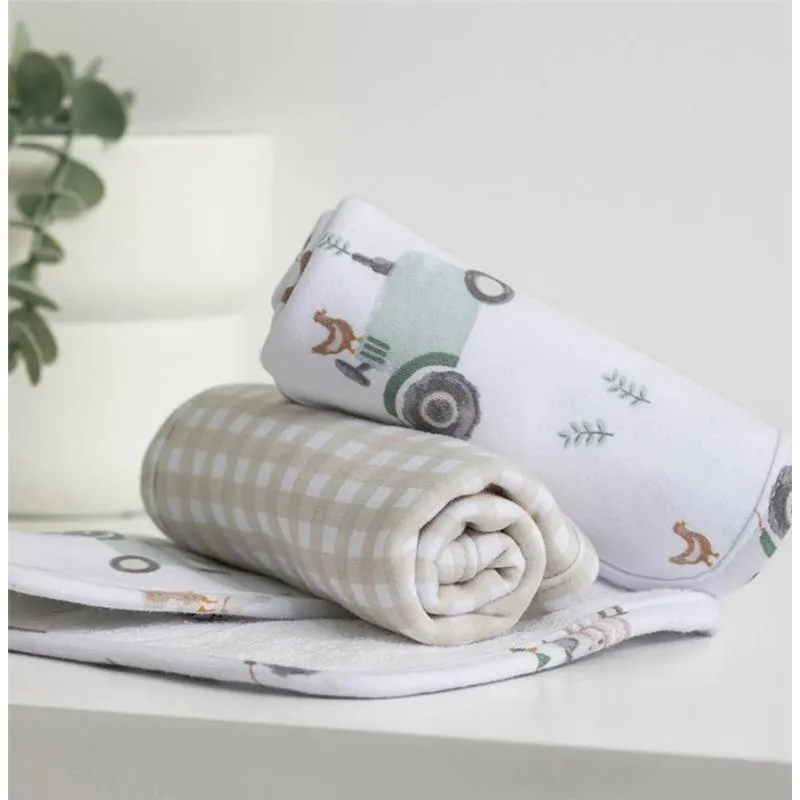 Living Textiles - 5Pc Bath Gift Set, Tractor Ride - Image 3