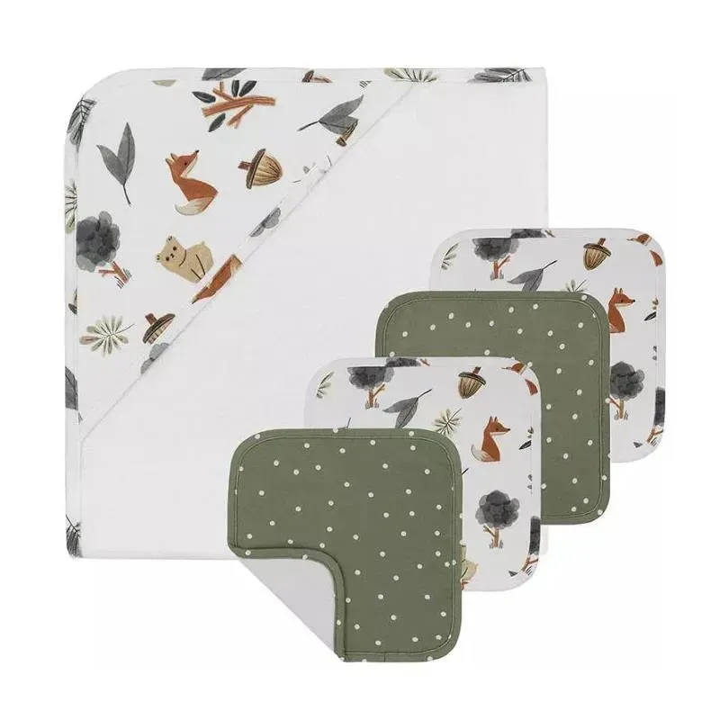 Living Textiles - 5Pk Forest Retreat Bath Gift Set