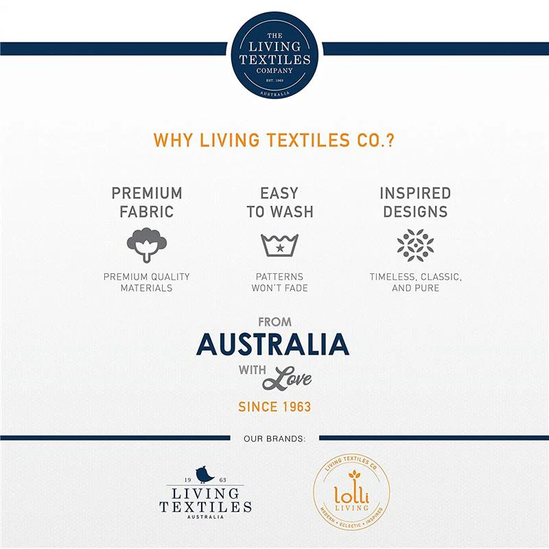 Living Textiles Chenille Baby Blanket - Blue Clouds - Image 7