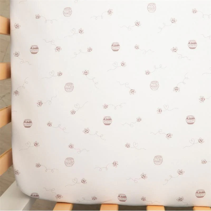 Living Textiles - Cotton Jersey Fitted Sheet Honey Pot