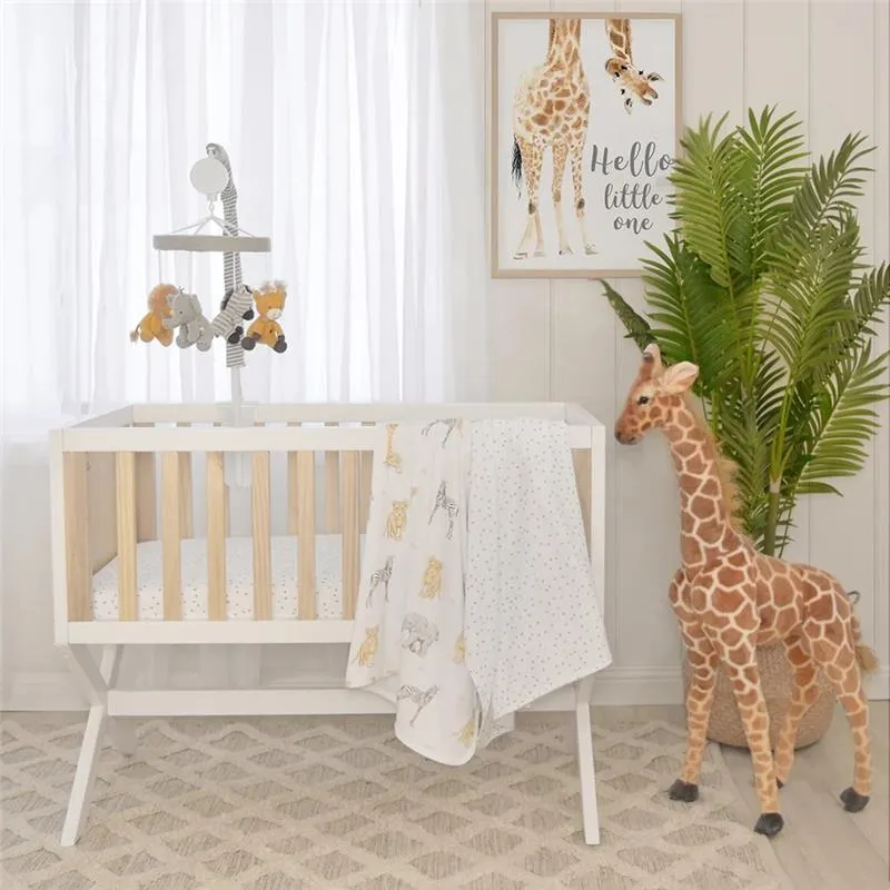 Living Textiles - Musical Mobile, Savanna Babies - Image 4