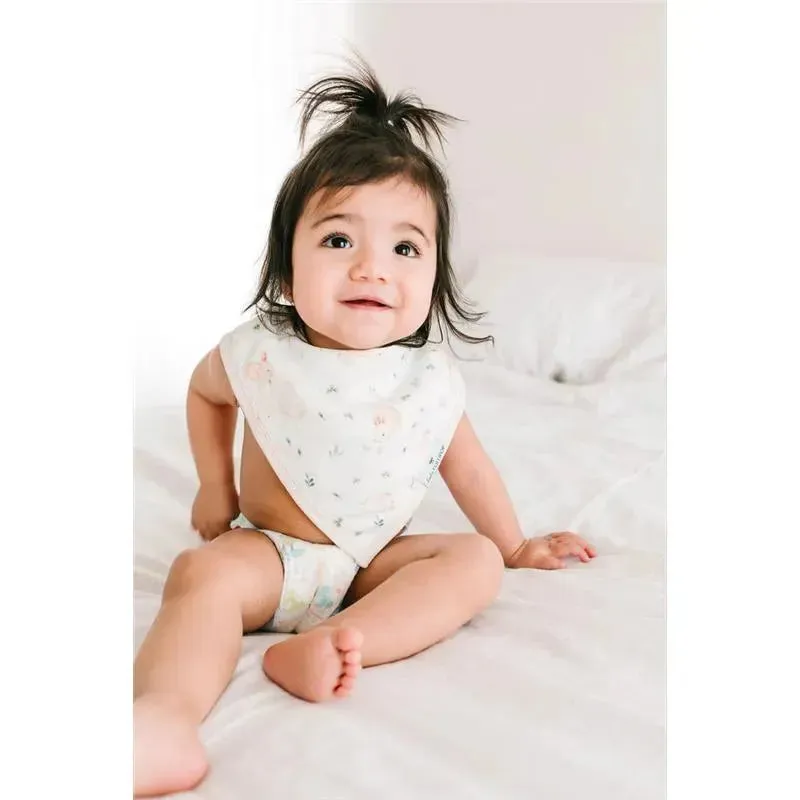 Loulou Lollipop - Bib Set Muslin, Bunny Meadow - Image 2